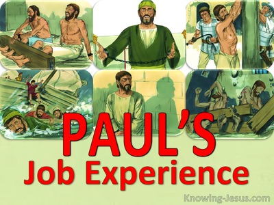 Paul’s “JOB” Experience (JOB-study 10)